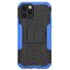 Чехол Hybrid Armor для iPhone 12 / iPhone 12 Pro (черный + голубой)