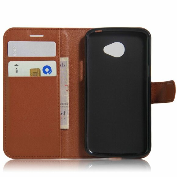 Чехол с визитницей для LG K5 X220DS  (коричневый)