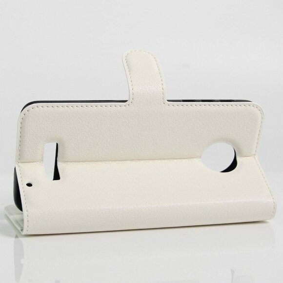 Чехол с визитницей для Motorola Moto Z (белый) Чехол с визитницей для Motorola Moto Z (белый)