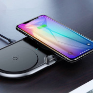 Двойное беспроводное зарядное устройство Baseus Dual Positions (черный) Двойное беспроводное зарядное устройство Baseus Dual Positions (черный)