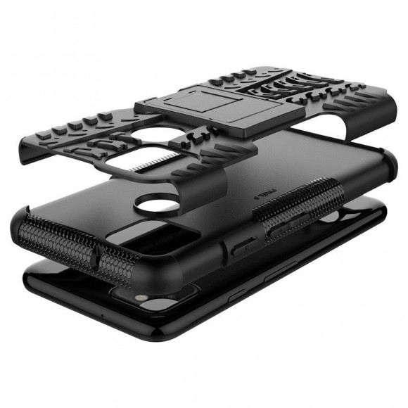 Чехол Hybrid Armor для Google Pixel 5 (черный) Чехол Hybrid Armor для Google Pixel 5 (черный)