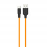Кабель Hoco X21 Plus Silicone Type-C (оранжевый)