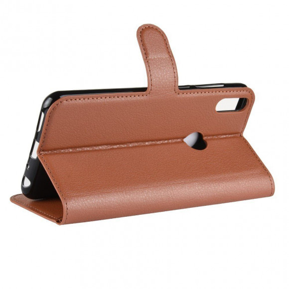 Чехол с визитницей для Asus Zenfone Max Pro (M1) ZB601KL / ZB602KL (коричневый) Чехол с визитницей для Asus Zenfone Max Pro (M1) ZB601KL / ZB602KL (коричневый)