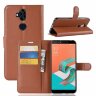 Чехол с визитницей для Asus ZenFone 5 Lite ZC600KL (коричневый)