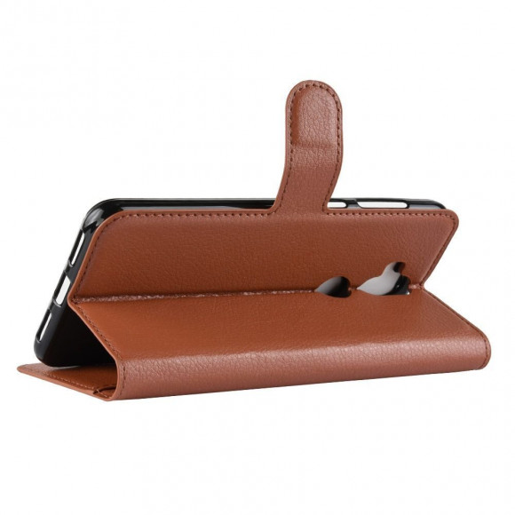 Чехол с визитницей для Asus ZenFone 5 Lite ZC600KL (коричневый)