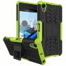 Чехол Hybrid Armor для Sony Xperia X Performance (черный + зеленый)