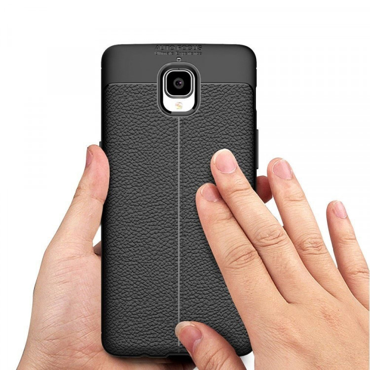 Чехол-накладка Litchi Grain для OnePlus 3 / OnePlus 3T (красный)