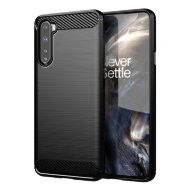 Чехол-накладка Carbon Fibre для OnePlus Nord (черный) Чехол-накладка Carbon Fibre для OnePlus Nord (черный)