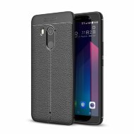 Чехол-накладка Litchi Grain для HTC U11+ (черный) Чехол-накладка Litchi Grain для HTC U11+ (черный)
