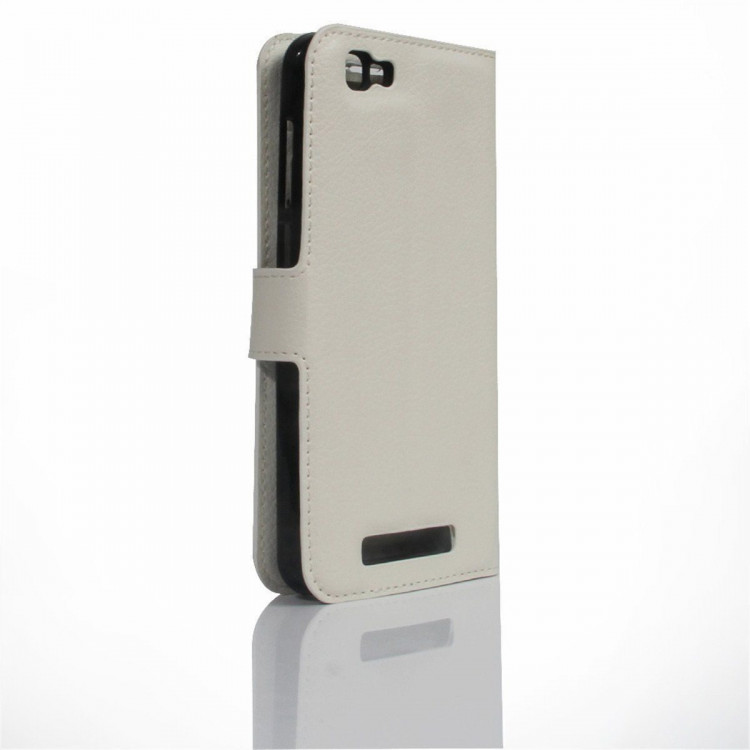 Чехол с визитницей для ZTE Blade A610 (белый)