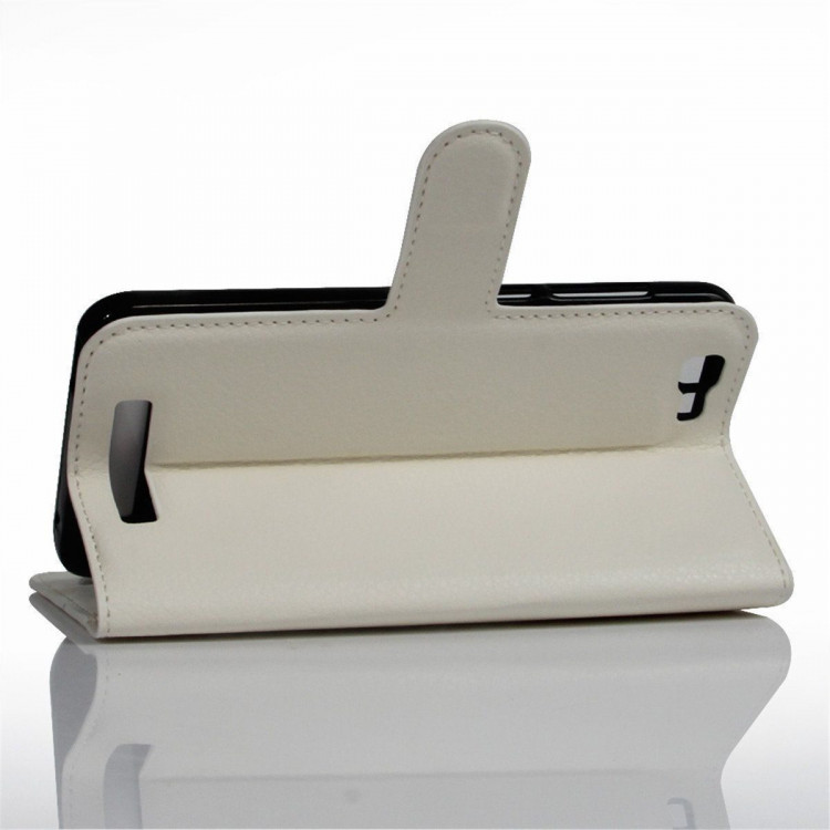 Чехол с визитницей для ZTE Blade A610 (белый)