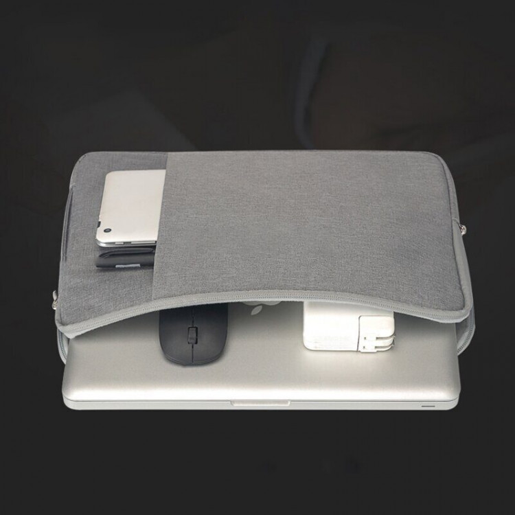 Чехол POFOKO Denim Business для ноутбука и Macbook 15,6 дюйма (черный)