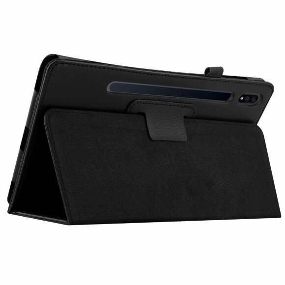 Чехол для Samsung Galaxy Tab S7+ (Plus) SM-T970 / SM-T975 и Galaxy Tab S8+ (Plus) SM-X800 / SM-X806 (черный) Чехол для Samsung Galaxy Tab S7+ (Plus) SM-T970 / SM-T975 и Galaxy Tab S8+ (Plus) SM-X800 / SM-X806 (черный)