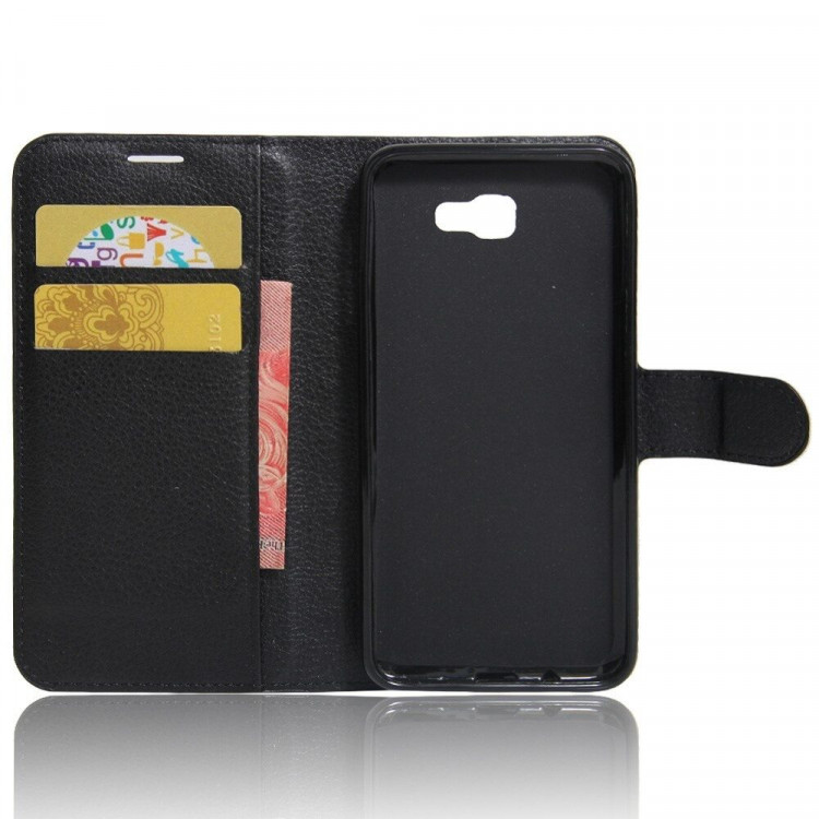 Чехол с визитницей для Samsung Galaxy J5 Prime SM-G570F (черный)