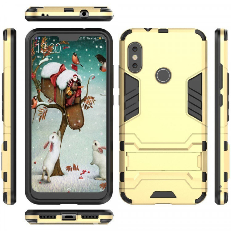 Чехол Duty Armor для Xiaomi Redmi 6 Pro / Mi A2 Lite (золотой)