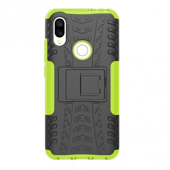 Чехол Hybrid Armor для Xiaomi Redmi 7 / Redmi Y3 (черный + зеленый) Чехол Hybrid Armor для Xiaomi Redmi 7 / Redmi Y3 (черный + зеленый)