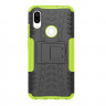 Чехол Hybrid Armor для Xiaomi Redmi 7 / Redmi Y3 (черный + зеленый)