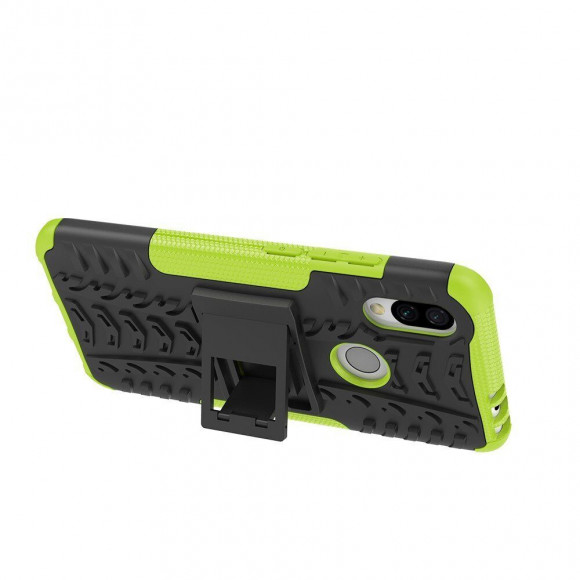Чехол Hybrid Armor для Xiaomi Redmi 7 / Redmi Y3 (черный + зеленый) Чехол Hybrid Armor для Xiaomi Redmi 7 / Redmi Y3 (черный + зеленый)