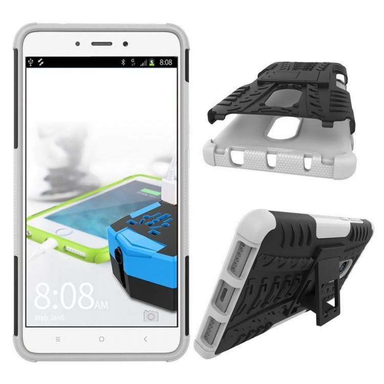 Чехол Hybrid Armor для Xiaomi Redmi Note 4 / 4X (черный + белый)