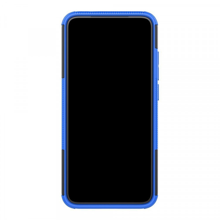 Чехол Hybrid Armor для Xiaomi Redmi Note 7 / Redmi Note 7 Pro (черный + голубой)