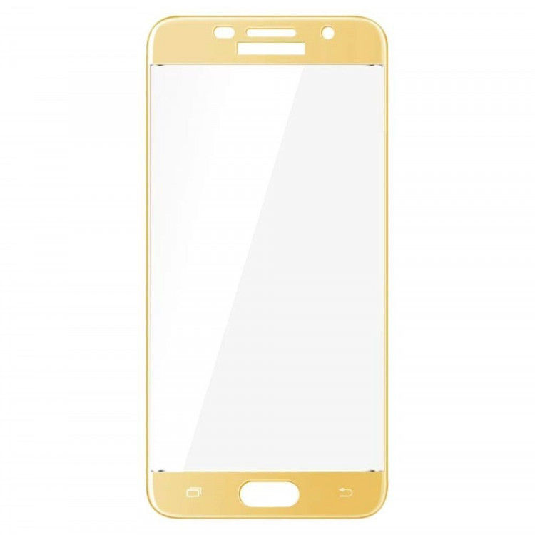 Защитное стекло 3D для Samsung Galaxy A5 (2017) SM-A520F (золотой)