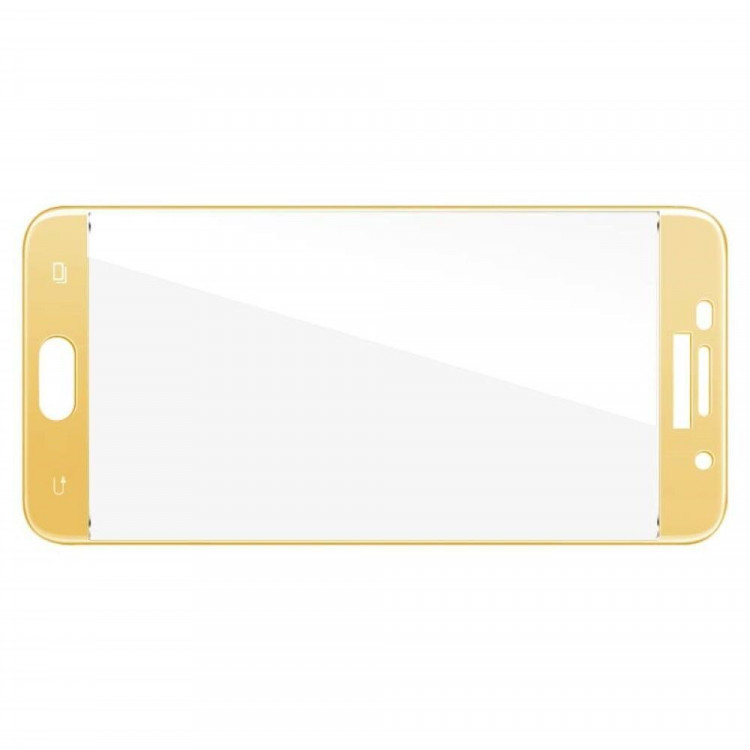 Защитное стекло 3D для Samsung Galaxy A5 (2017) SM-A520F (золотой)