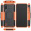 Чехол Hybrid Armor для Xiaomi Mi CC9 / Xiaomi Mi 9 Lite (черный + оранжевый)