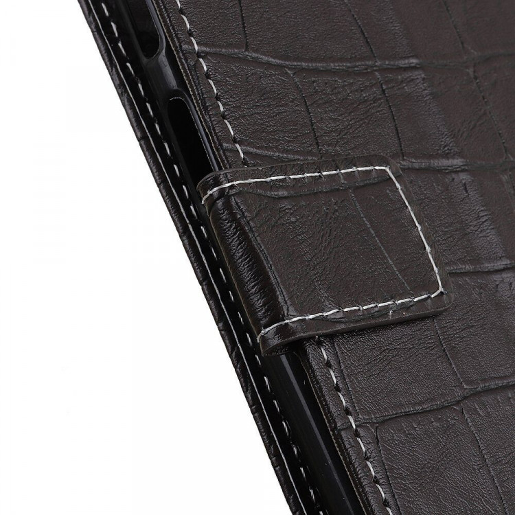 Чехол Crocodile Texture для Samsung Galaxy A50 / Galaxy A50s / Galaxy A30s (черный)