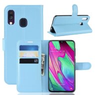 Чехол для Samsung Galaxy A40 (голубой)