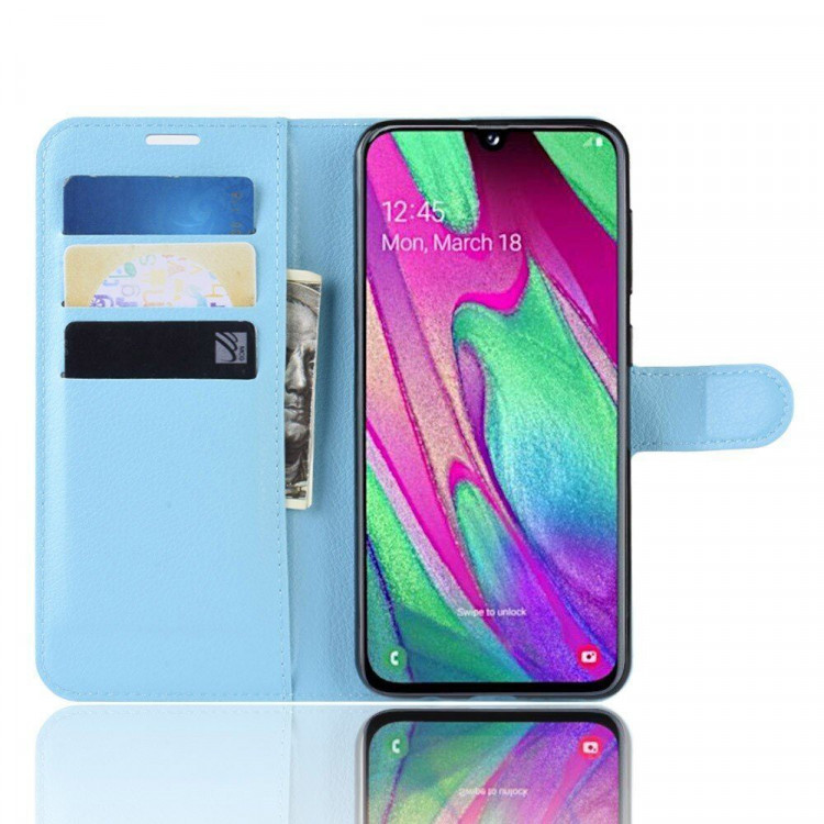 Чехол для Samsung Galaxy A40 (голубой)