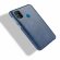 Кожаная накладка-чехол для Samsung Galaxy M30s / Galaxy M21 (синий)