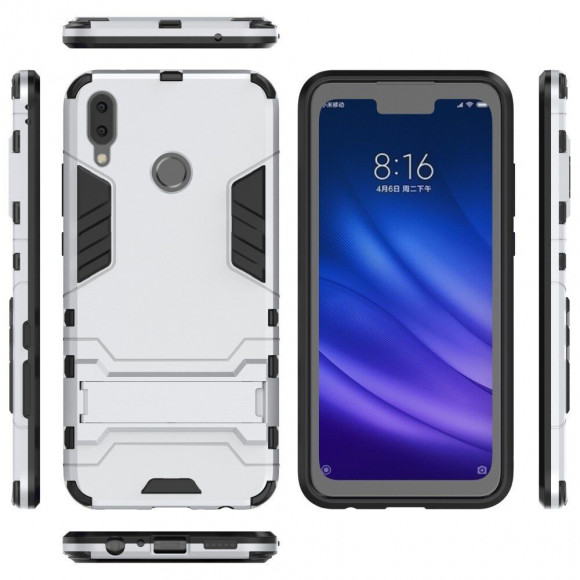 Чехол Duty Armor для Huawei Y9 (2019) (серебряный) Чехол Duty Armor для Huawei Y9 (2019) (серебряный)