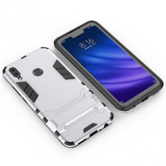 Чехол Duty Armor для Huawei Y9 (2019) (серебряный) Чехол Duty Armor для Huawei Y9 (2019) (серебряный)