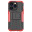 Чехол Hybrid Armor для iPhone 14 Pro (черный + красный)
