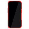 Чехол Hybrid Armor для iPhone 14 Pro (черный + красный)