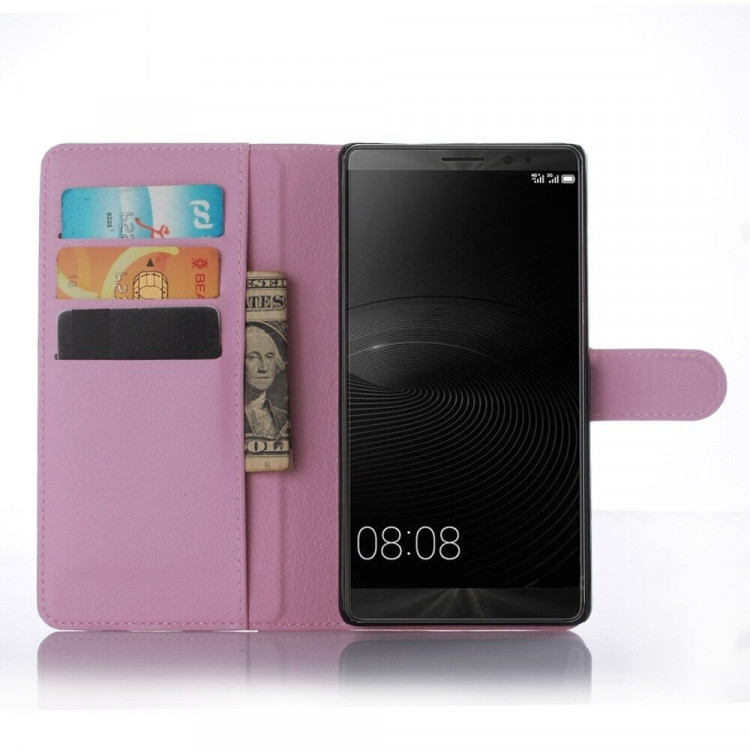 Чехол с визитницей для Huawei Mate 8 (розовый)