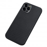 Чехол с текстурой нейлона для iPhone 14 (черный) Чехол с текстурой нейлона для iPhone 14 (черный)