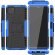 Чехол Hybrid Armor для Samsung Galaxy A22s 5G (черный + голубой)