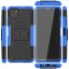 Чехол Hybrid Armor для Samsung Galaxy A22s 5G (черный + голубой)