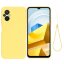 Силиконовый чехол Mobile Shell для Xiaomi Poco M5 4G (желтый)