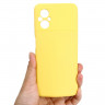 Силиконовый чехол Mobile Shell для Xiaomi Poco M5 4G (желтый)