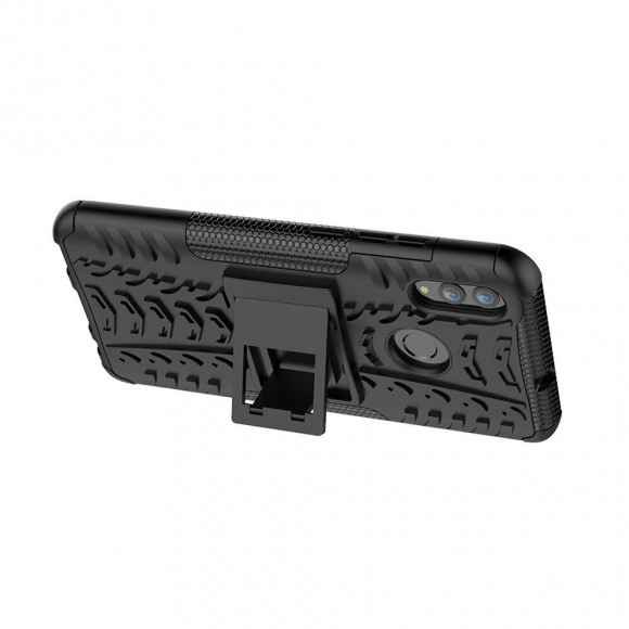 Чехол Hybrid Armor для Huawei Honor 10 Lite / P Smart (2019)  (черный) Чехол Hybrid Armor для Huawei Honor 10 Lite / P Smart (2019)  (черный)