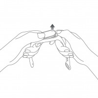 Камуфляжный силиконовый ремешок для Xiaomi Mi Band 7 (голубой)