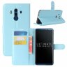 Чехол с визитницей для Huawei Mate 10 Pro (голубой)