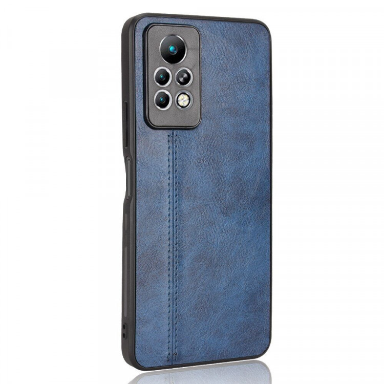 Чехол из экокожи для Infinix Note 11 Pro (синий)