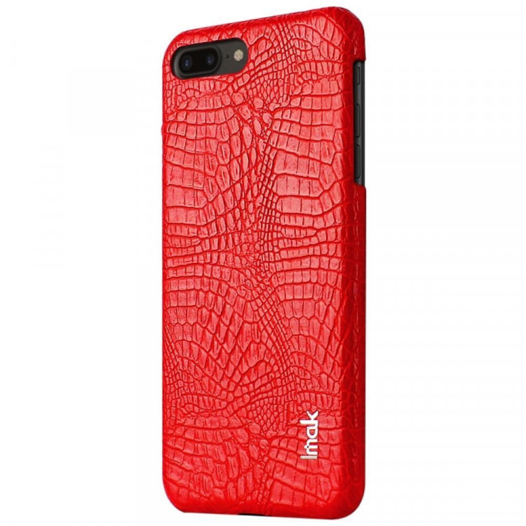 Чехол-накладка iMak Ruiyi Crocodile для iPhone 8 Plus / iPhone 7 Plus (красный)