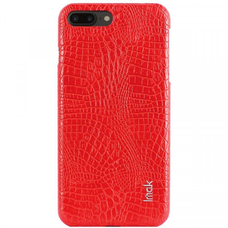 Чехол-накладка iMak Ruiyi Crocodile для iPhone 8 Plus / iPhone 7 Plus (красный)