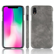 Чехол Litchi Texture для iPhone XR (серый) Чехол Litchi Texture для iPhone XR (серый)