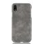Чехол Litchi Texture для iPhone XR (серый)