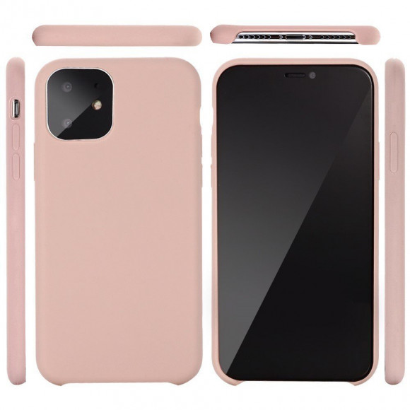 Силиконовый чехол Mobile Shell для iPhone 11 Pro Max (розовый) Силиконовый чехол Mobile Shell для iPhone 11 Pro Max (розовый)